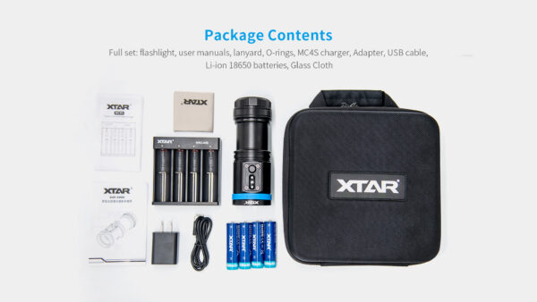 XTAR D30 4000 lumen Dive Light - Image 12