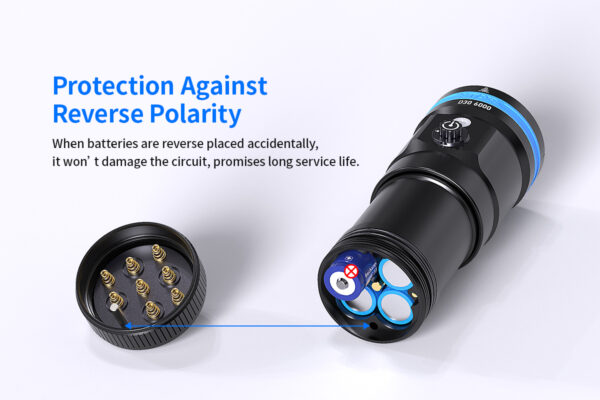 XTAR D30 6000 lumen Dive Light - Image 7