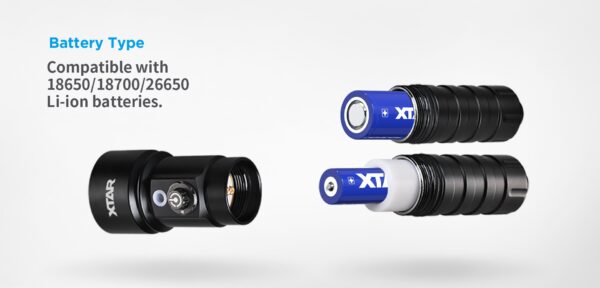 XTAR Whale D26W(Warm) 1000 lumen Dive Light - Image 11