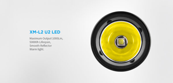 XTAR Whale D26W(Warm) 1000 lumen Dive Light - Image 2